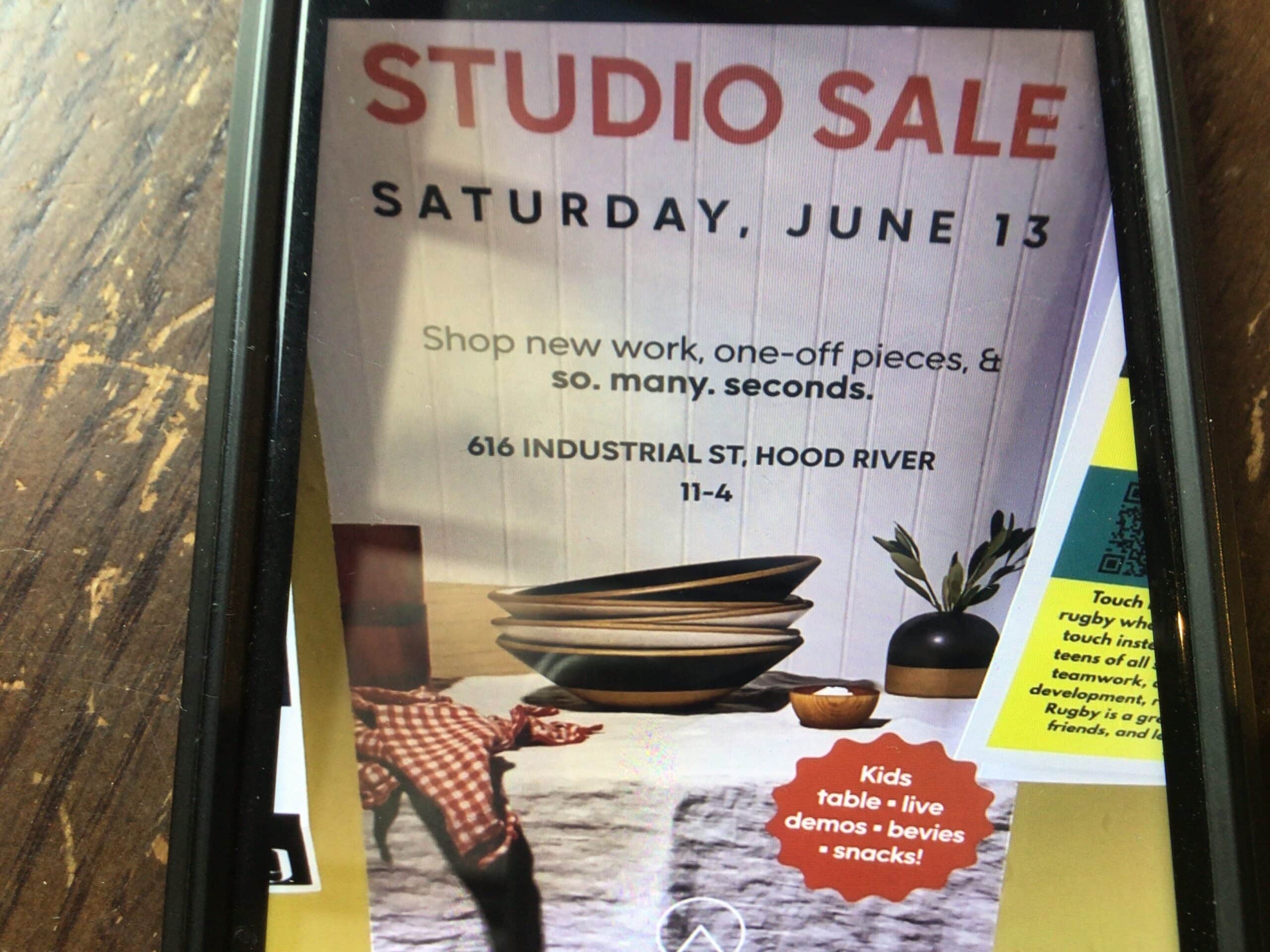 Pottery sale