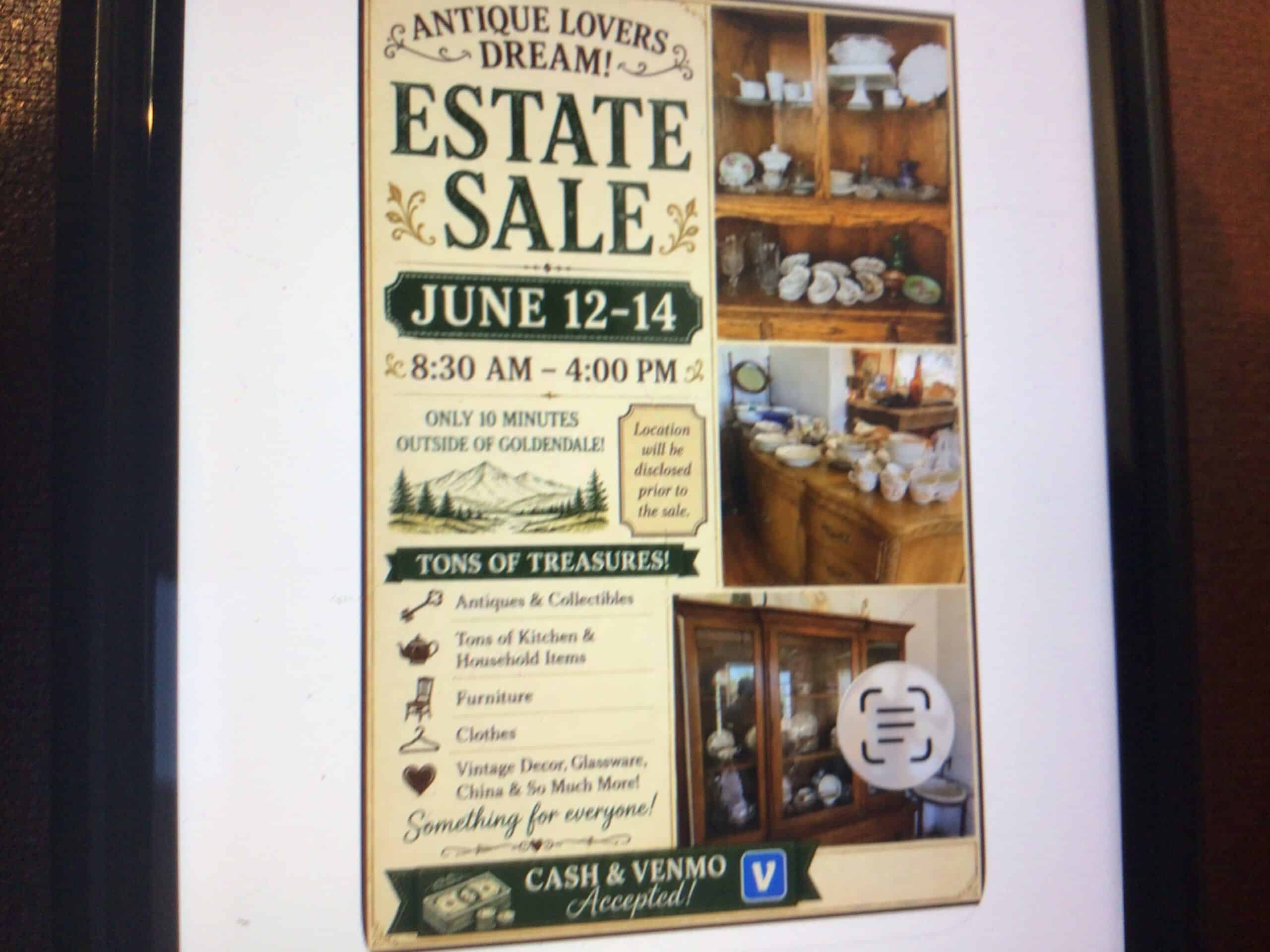 Estate sale
