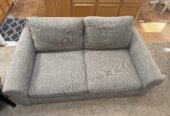 Pottery barn couch, oversized chair and ottoman