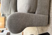 Pottery barn couch, oversized chair and ottoman