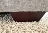 Pottery barn couch, oversized chair and ottoman