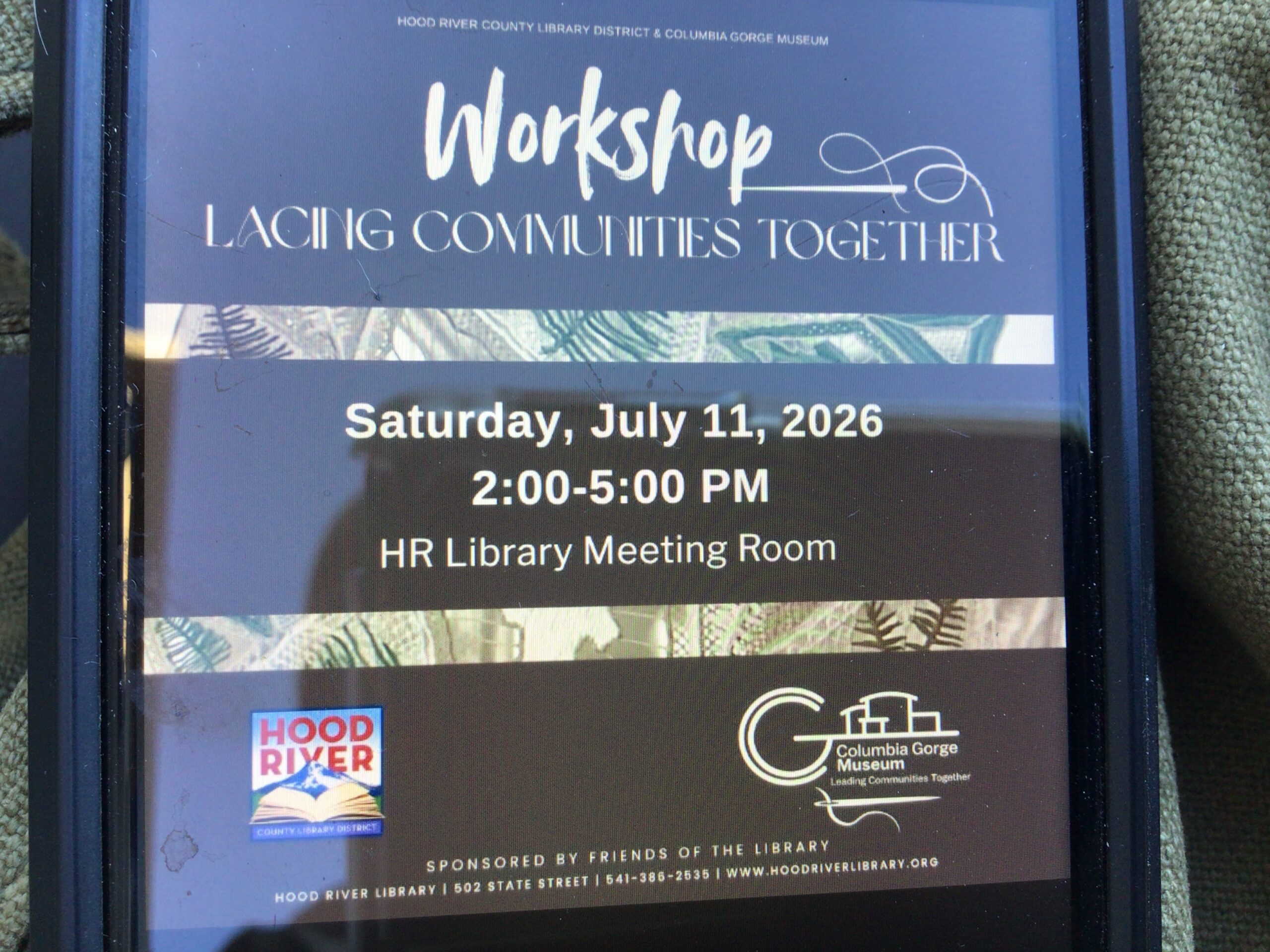 Lace making class