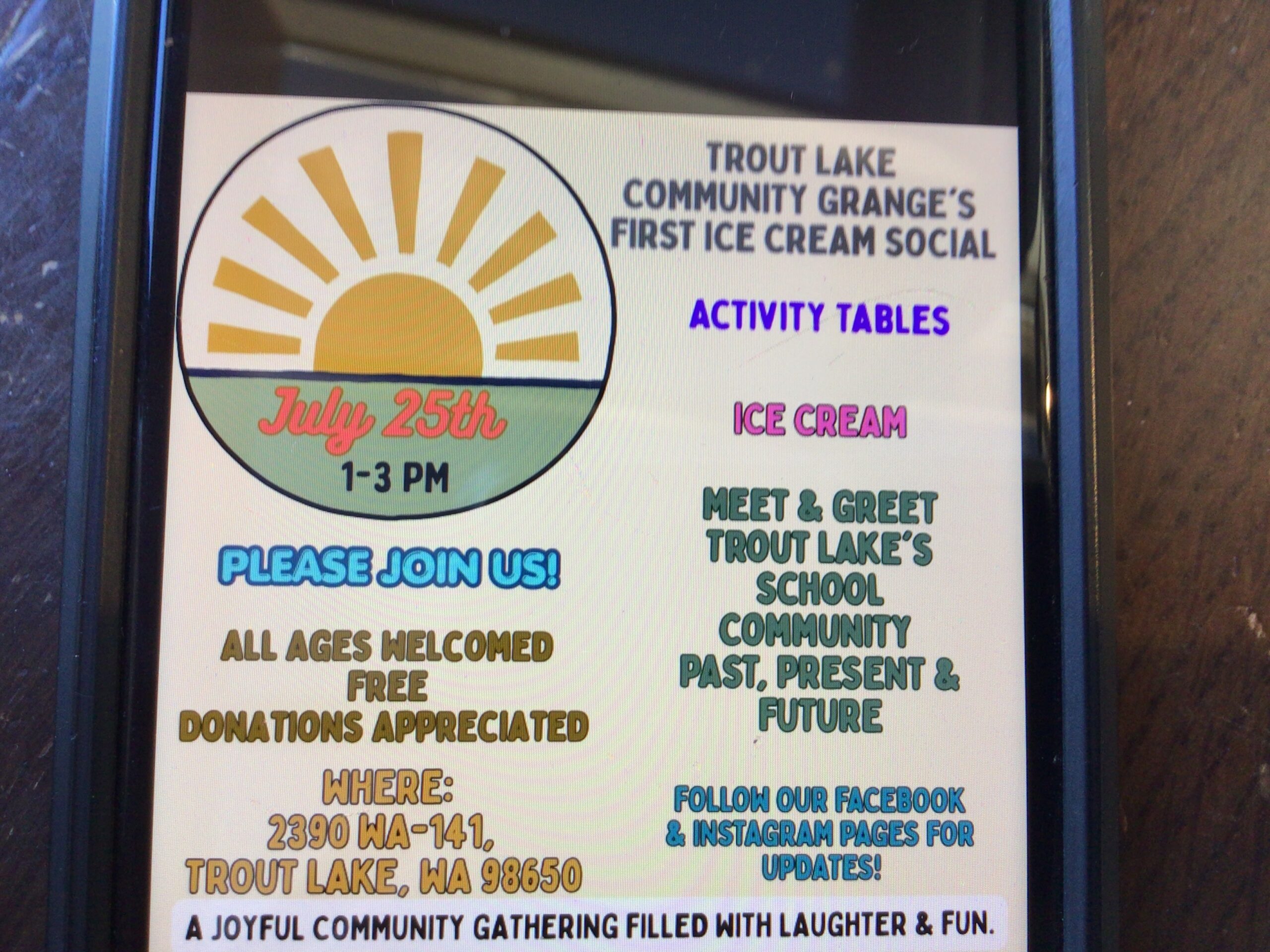 Ice cream social