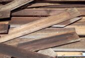 Cedar siding slats