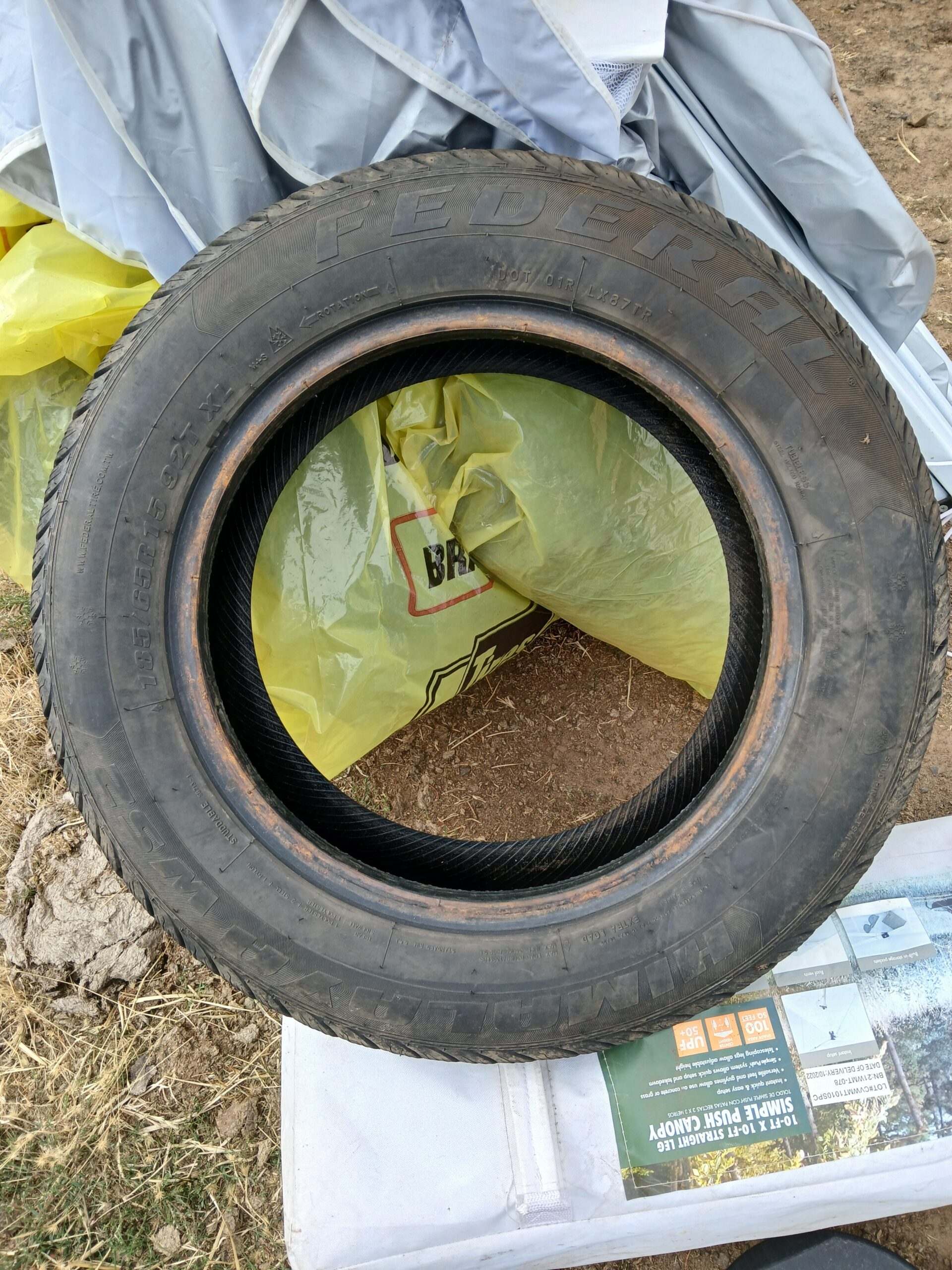4 studded tires, fits Prius