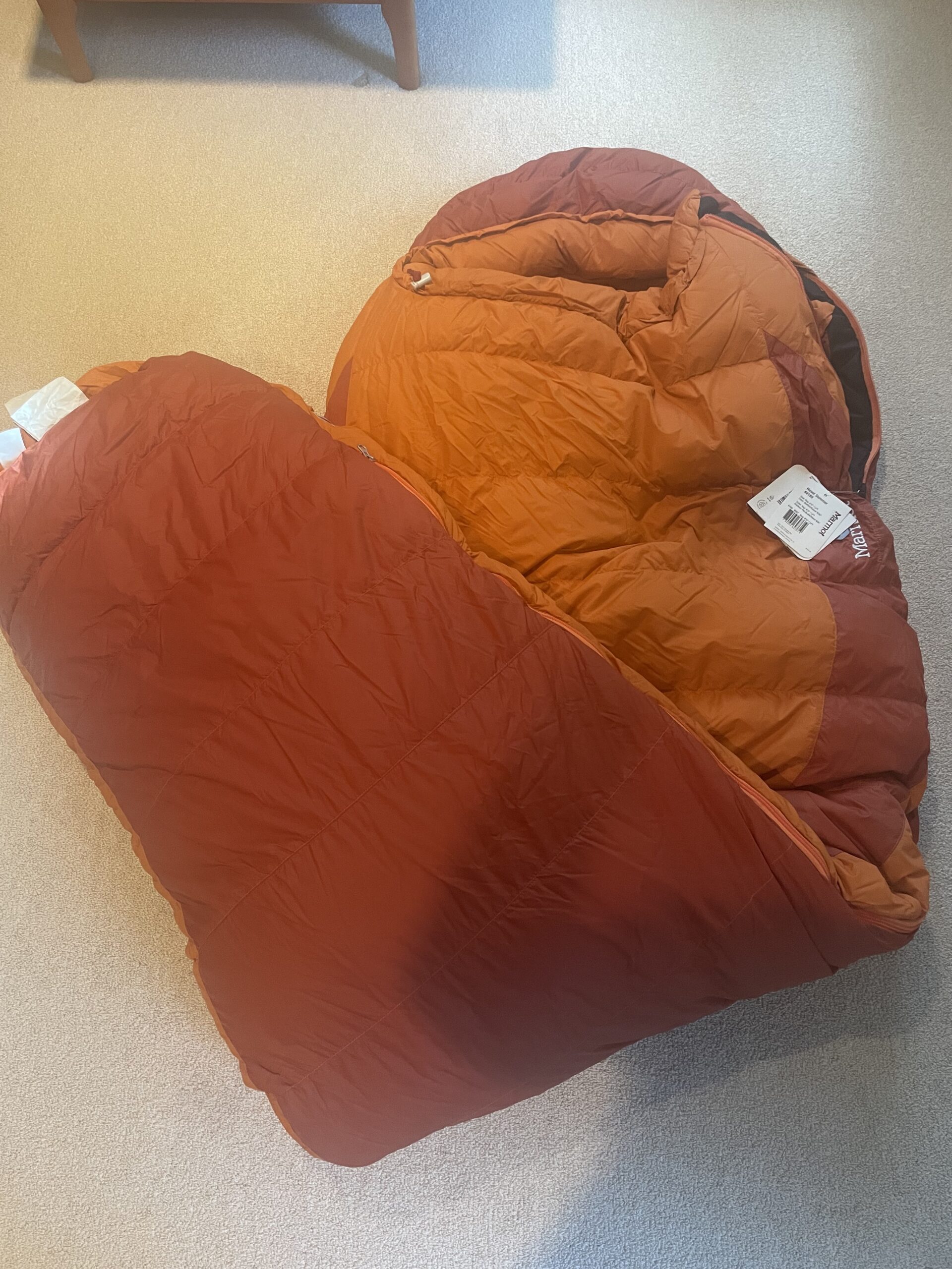 Sleeping Bag – Marmot Never Summer 0F / -18C Reg