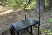 Hot tub, sauna, motor home metal stairs