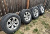 OEM Mopar 2020 Ram 1500 wheels with air pressure sensors.